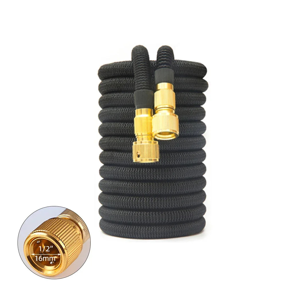 Garden Expandable Watering Hose Flexible Magic Hose High Pressure Car Washer Hose Retractable Water Gun Cleaning Pipe Irrigation