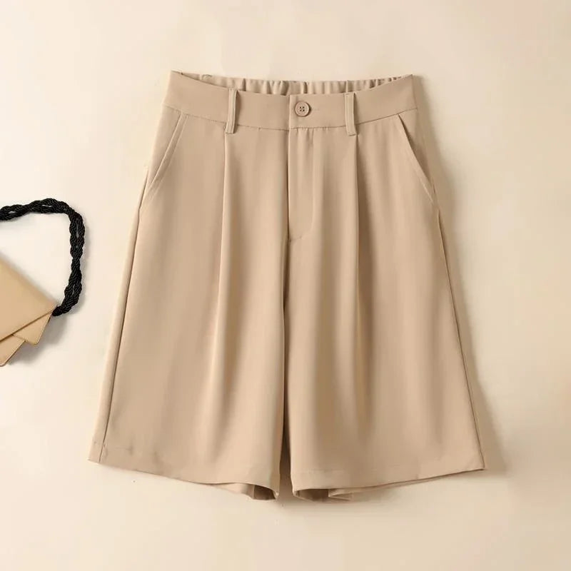 Short Pants Woman Wide Chiffon Shorts for Women Summer Women's Korean Style Designer Kpop Jorts Cheap Streetwear Flowy Comfy Hot