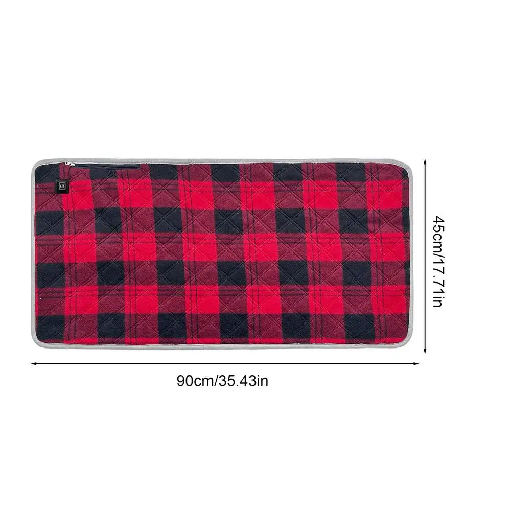 Large 45x90cm USB Heating Pad with 3 Temperature Settings Fast Heating Thermal Cushion for Home Office Car Use