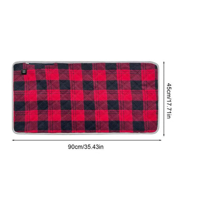 Large 45x90cm USB Heating Pad with 3 Temperature Settings Fast Heating Thermal Cushion for Home Office Car Use