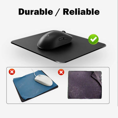 Gaming Hard Mouse Pad Smooth Surface Double-side Durable Washable Resin PU Material Pad with Anti-slip Mats Fast Shipping