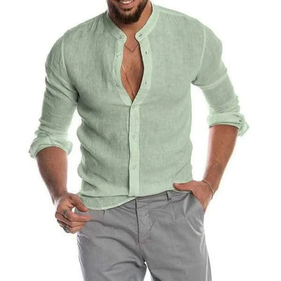 Men's Clothes Party Long Sleeve Shirt Summer
