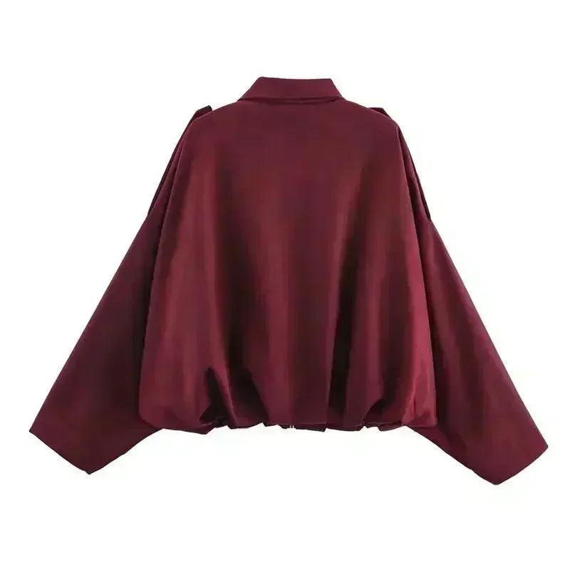Women’s jackets spring chic elegant outerwear loose warm coat youth fashion