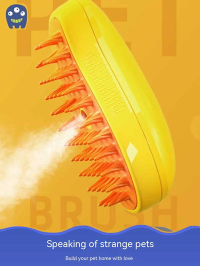 Cat and Dog Pet Electric Spray Massage Comb Anti-Flying Massage Bath Usb Charging Cat Comb Floating Hair Removal Comb Pet Care