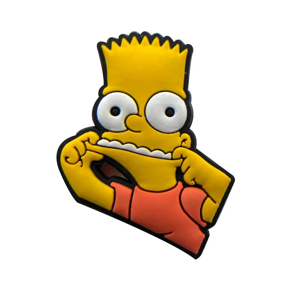 Single Sale 1pcs Cartoon Funny Shoe Charms PVC Accessories DIY Shoe Decoration For Clog Sandal Kids X-mas Gifts