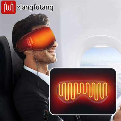 Heating Eye Mask Electric Heated Eye Wrap Hot Compress 3 Temperature Levels Warm Eye Cover for Dry Eyes Relief & Improved Sleep