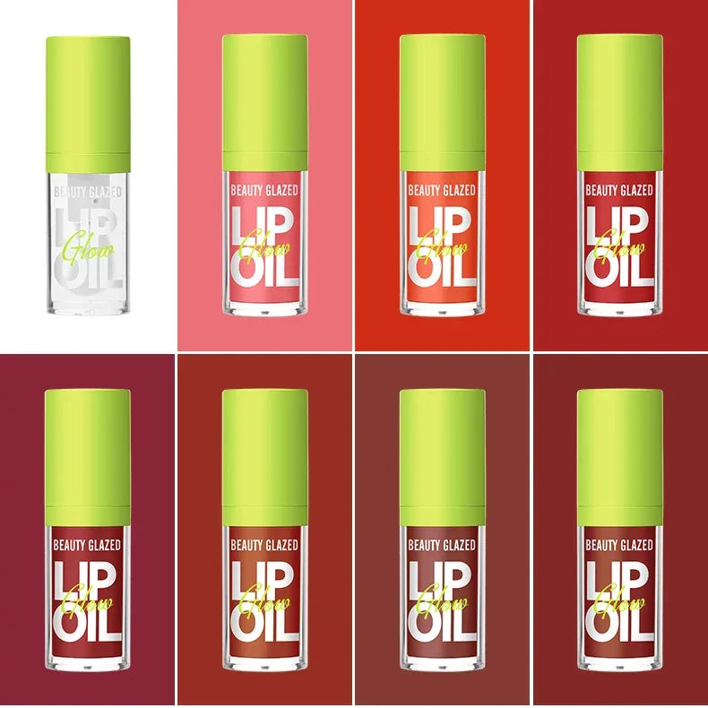 Beauty Glazed Rare Bright Lustrous Lip Essence Moisturizing Shine Shimmer Plumping Lip Tint  Care Oil Gloss for Lip Enhancement
