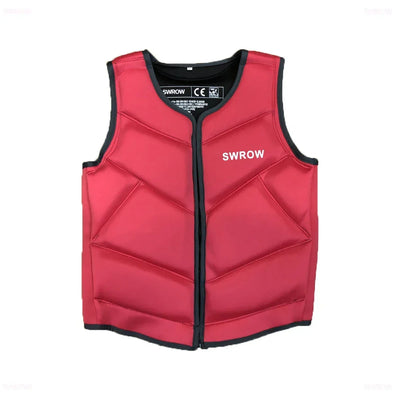 Wake Surfing Impact Vest CE Approved Neoprene Life Jacket Wakesurf Comp Vest surf But Great for All Other Watersports Activities