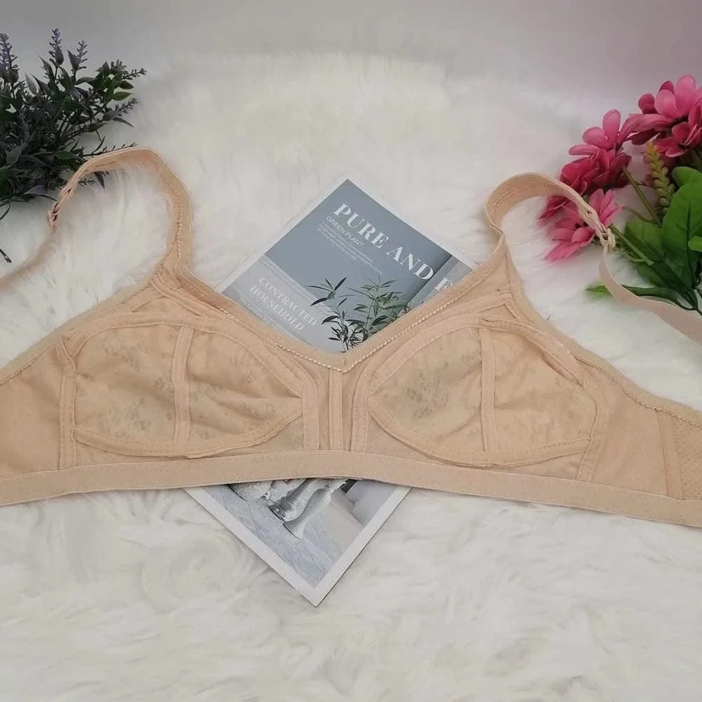 Classic Full Coverage Bra for women lace embroidery