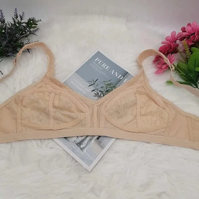 Classic Full Coverage Bra for women lace embroidery