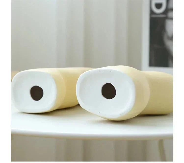 Classical ceramic ornaments home decor white and black decoration nordic special-shaped modern minimalist