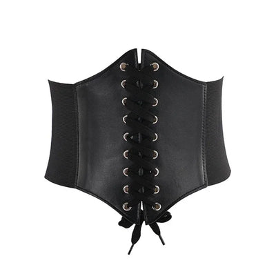 Women's Corset Body Shapewear Sexy Wide Leather Belt Cummerbunds Strap Belts for Women High Waist Slimming Corsets and Bustiers