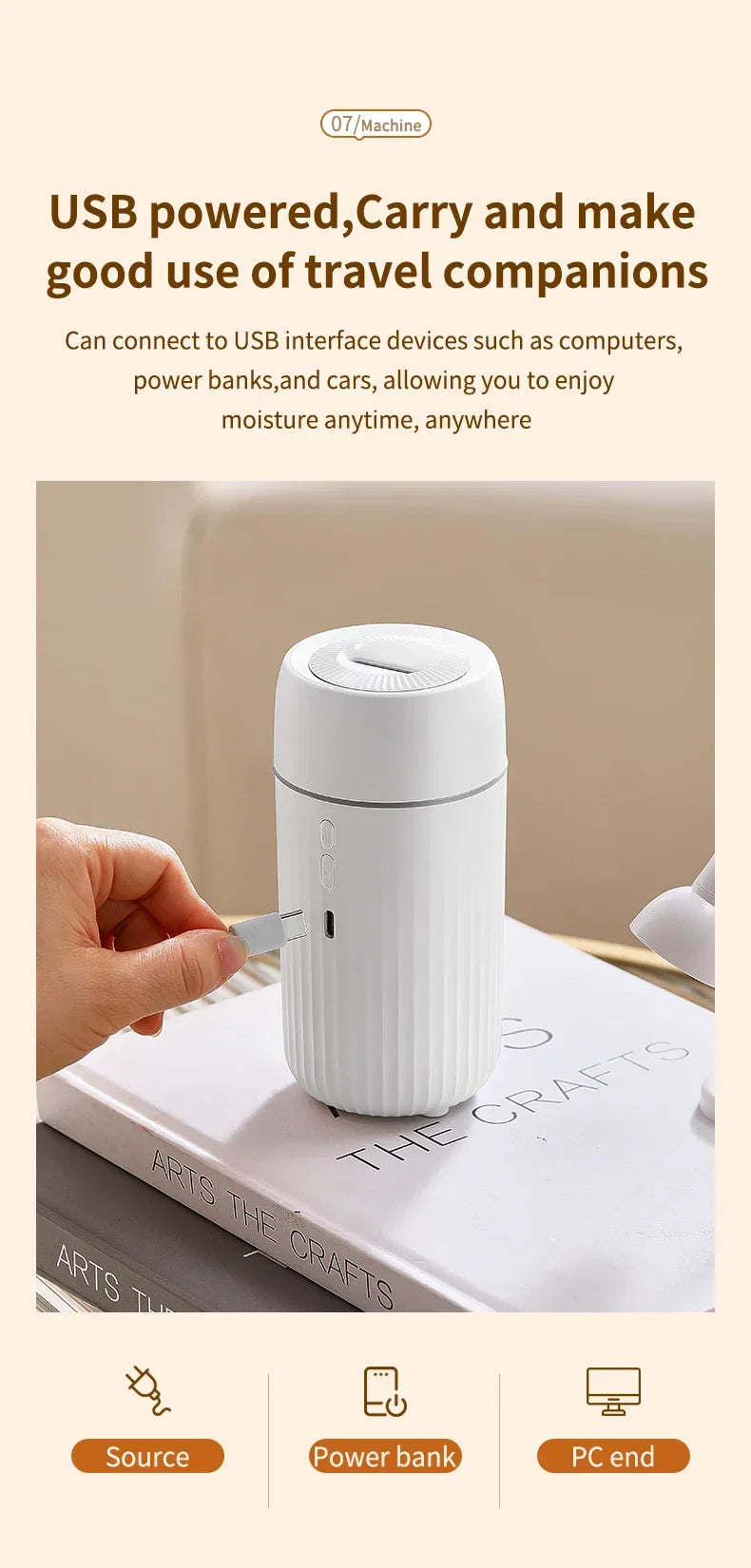 Car Aromatherapy Diffuser Humidifier with LED Light  Auto Air Purifier and Aroma Air Freshener for Car