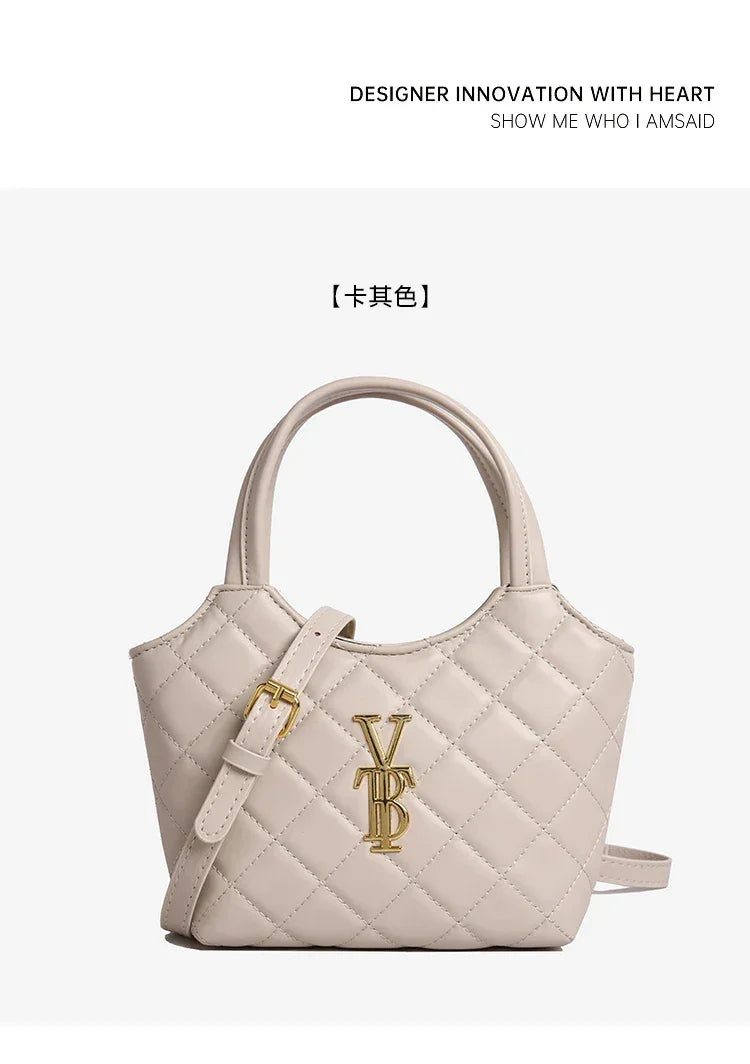 Elegant Handbag For Women Leather Material Popular Classic Shoulder Strap By Famous Designer Luxury Brand Durable