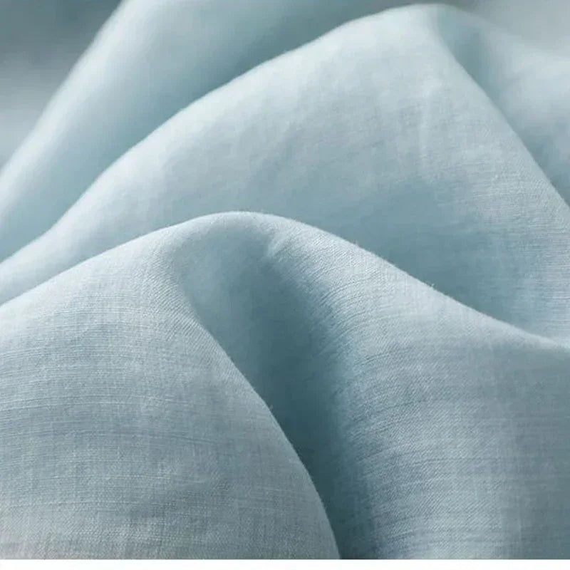 Seven Point Cotton Linen Top For Women