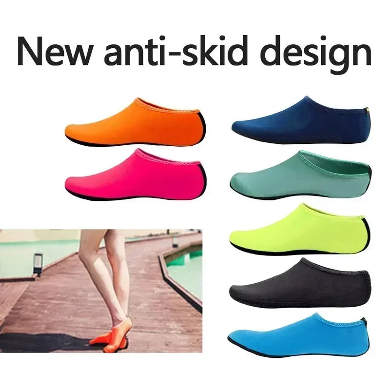 Non-Slip Unisex Water Shoes for Swimming Diving Beach Summer Aqua Socks Flat Sandal Seaside Sneakers for Men Women Accessories