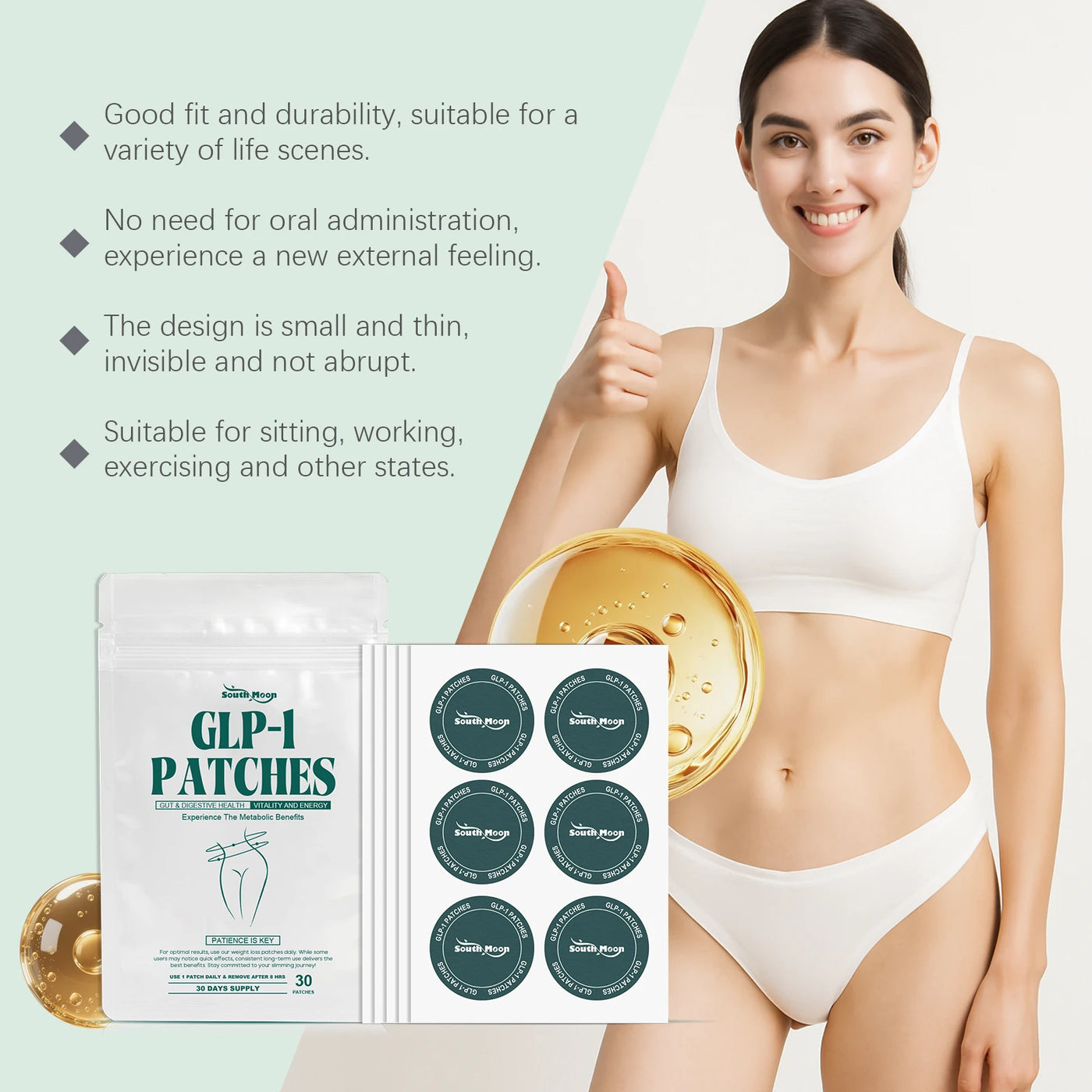 30pcs Pink Body Care Patches, For Men And Women, Gentle Formula, Comfortable And Suitable For Daily Care