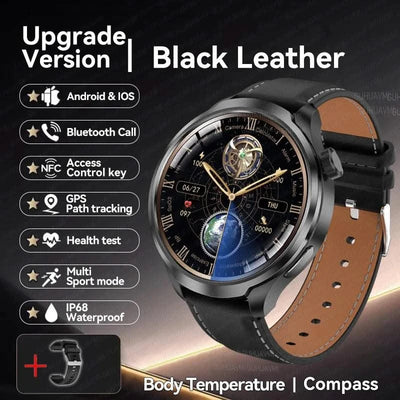 2025 New For HUAWEI High-end Sports Smart Bracelet Men GPS NFC 1.85 AMOLED Screen Compass Waterproof Bluetooth Call Smartwatches