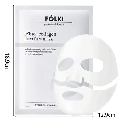 Bio Collagen Overnight Mask Deep Hydrating Moisturizing Shrink Pores Brightening Mask Gentle Refreshing Women Facial Skin Care