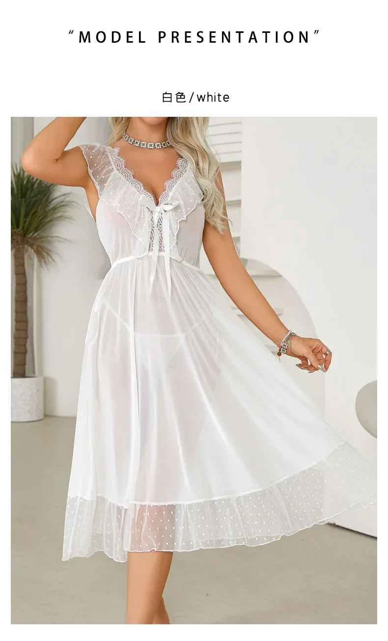 Women's Sexy Lingerie Nightgown Sleepwear