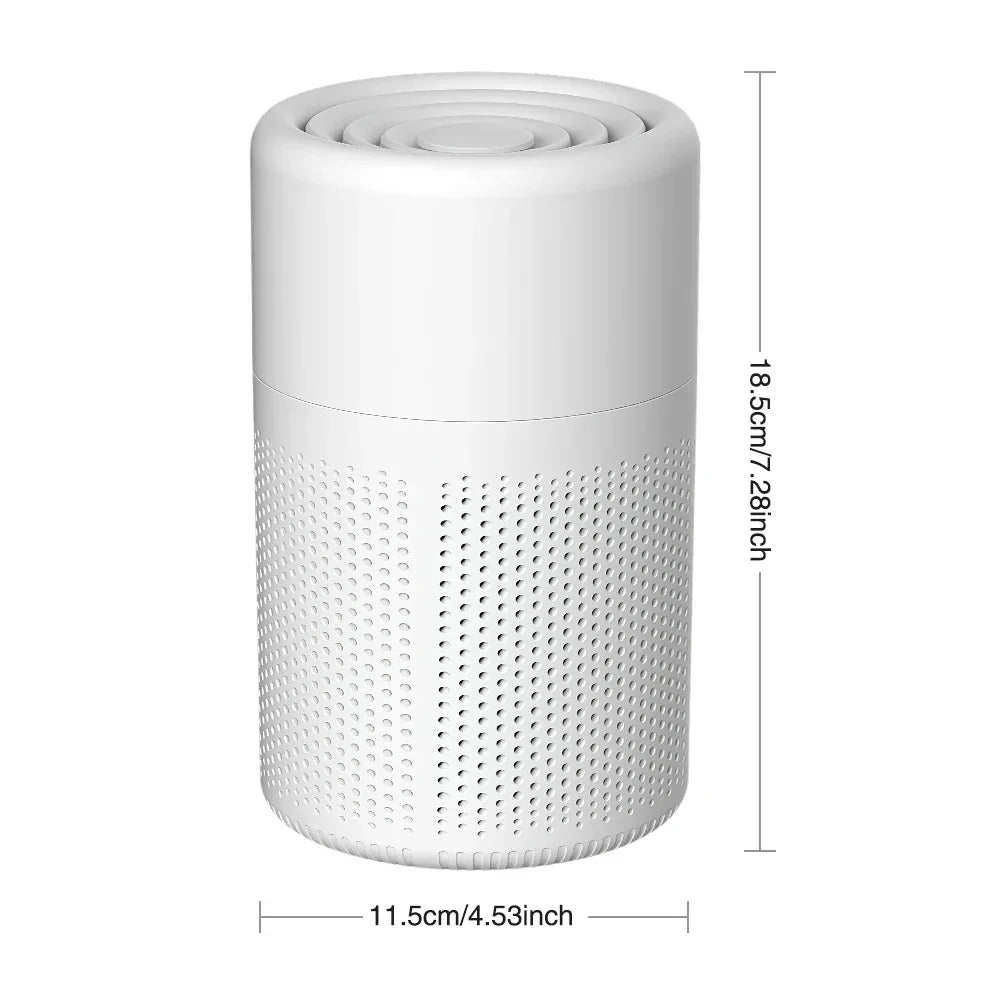 Household Air Purifier Portable Air Cleaner Mini Desktop Air Purifier With HEPA Filter Air Freshener Air Cleaner For Home Office