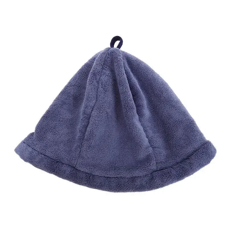 Coral Fleece Fisherman Hat Sauna Bath Headwear Shower Cap Bathroom Supplies Felt Sauna Hat Steam Room Cap Household Merchandises