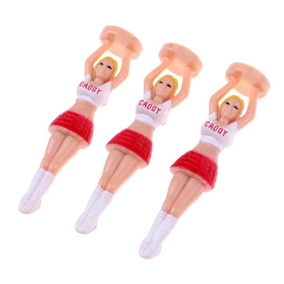 Accessories Novelty Golf Balls Standing Womens Girl Golf Tee Golf Ball Tees Lady Golf Tee Golf Ball  Holder Cheerleaders Tee