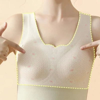 Thermal Underwear Velvet Vest Winter Women’s Solid Bottom with Chest Pad Camisole Slim Warm Sling Vest Female Thermal Underwear