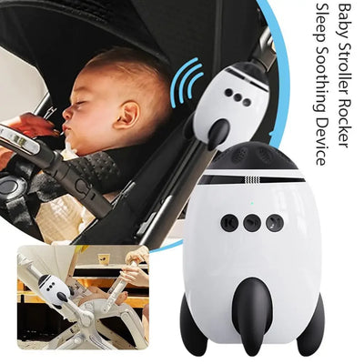 Baby Stroller Rocker accessories | Portable Automatic Infant Swing Sleep Soother with White Noise & Bluetooth