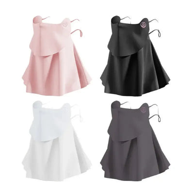 3D Ice Silk UPF50+ UV Protection Face Mask for Women Summer Outdoor Cycling Hiking 360° Face Neck Cover Cool Balaclava Scarf