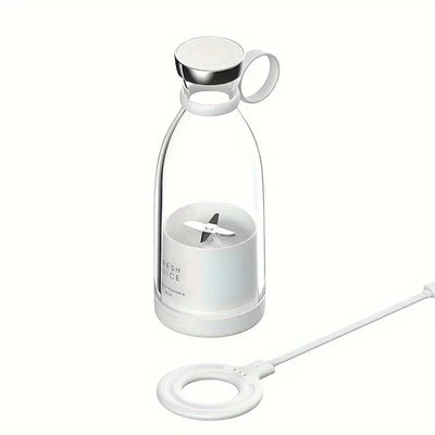 Portable rechargeable blender, hand-held blender (rechargeable &USB) suitable for making smoothies and juices, perfect gift.
