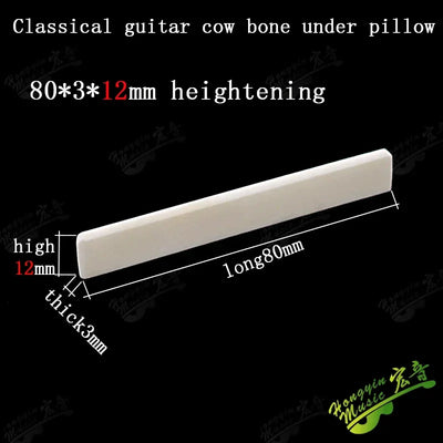 Acoustic guitar  and 4 5 6 7 12String Bass guitar nut slotted, upper and lower nuts slotted in various sizes Made of Bovine bone
