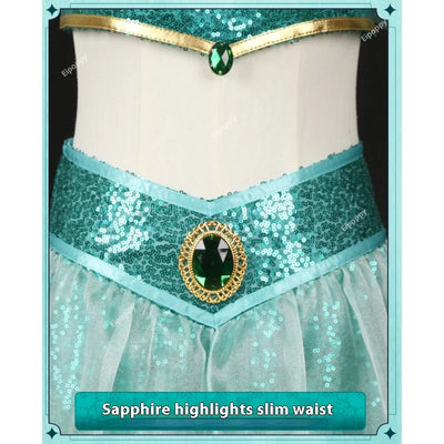 Cosplay Costumes, Adult Performance Costumes, Christmas Ladies' Birthday Parties, Carnival Jasmine Princess Dresses