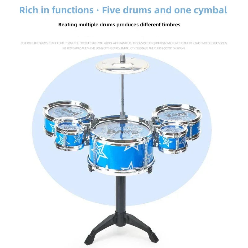 Drums, jazz drums, music enlightenment for children and babies, toys, imitation Musical Instruments, beginners practicing Musica