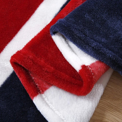 Bed blankets - Warm and plush throw for sofas, sofas, cars, and travel - machine-washed English style blankets