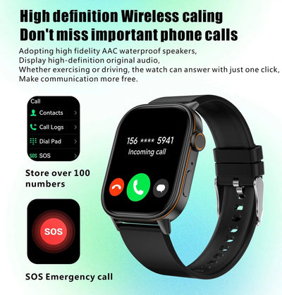 LIGE GPS Trajectory Smart Watch Women 2.01" HD Screen Compass Bluetooth Call Heart Rate Blood Oxygen Men Smartwatches 2025 New