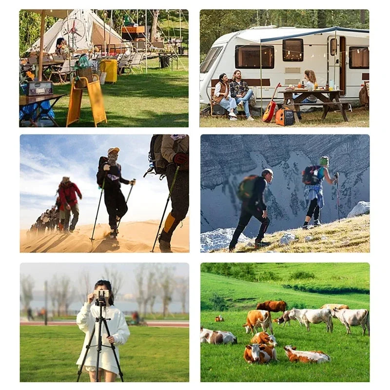 Foldable Solar Panel - Portable Plate Charger USB Full Time Power Solars Panels for Phone PowerBank Mobile Emergency Supply