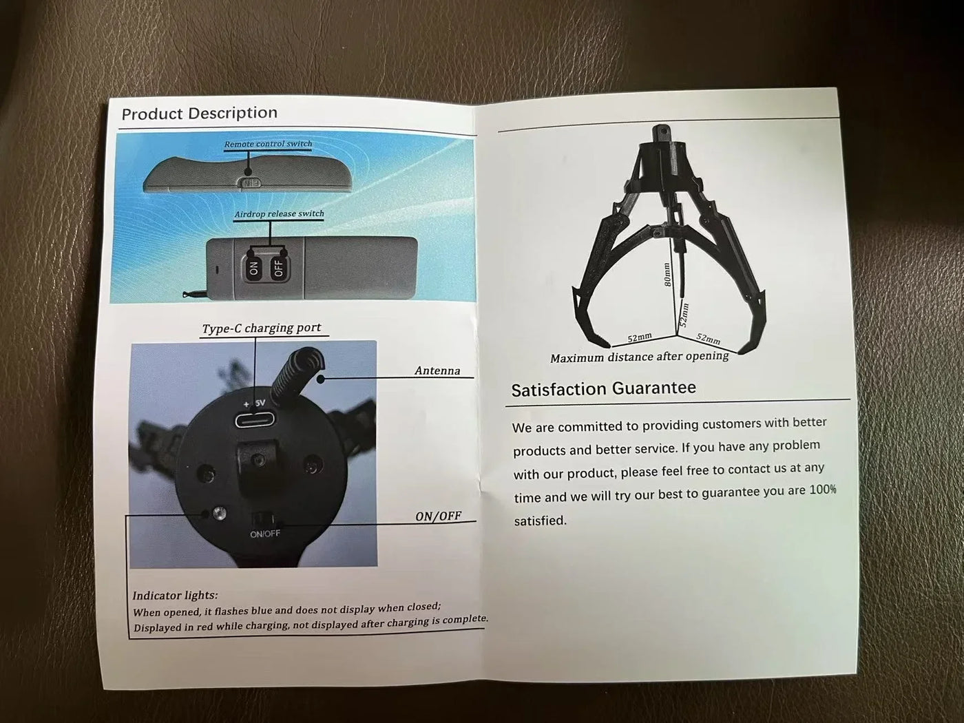 Updated Newest 2kg Light-Sensitive Payload Pick-Up Device Thrower Airdrop System For DJI Various Drone Models Mavic 2 3T M3T