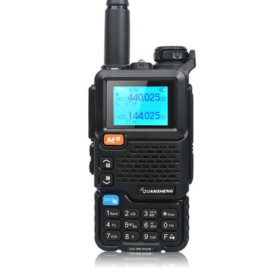 50-600MHz Full Band Walkie Talkie Quansheng UV-5R PLUS Cross Band DTMF NOAA Scrambler FM Wireless Frequency Copy 2200mah Battery