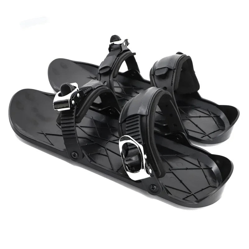 Outdoor sports mini ski boots are easy to carry and lightweight snowboard shoes. Snow sports ski supplies sled ski boots