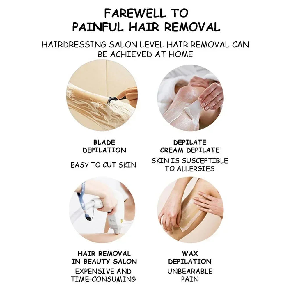 Physical Hair Removal Tools Glass Epilator Epilator for Women Easy to Clean Reusable Personal Care Appliances Home