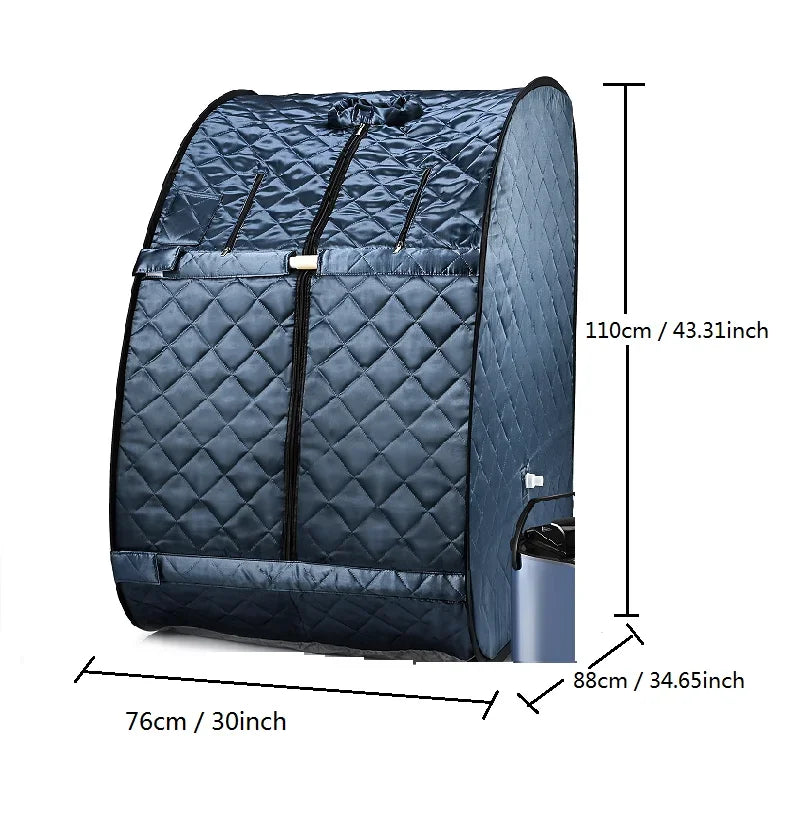 3L Sauna Box Full Body Portable Fumigation Sauna for Home Spa Strong Steam Engine Fumigating Foldable Single Spa Machine