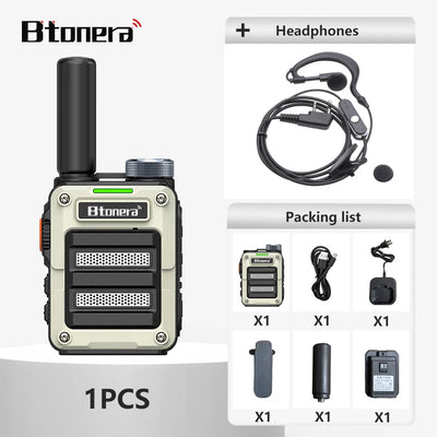 Mini Walkie Talkie BTDX 390 Portable Two Way Radio PMR446 FRS Radio Comunicador Long range Kids Walkie-Talkie for Hotel Business