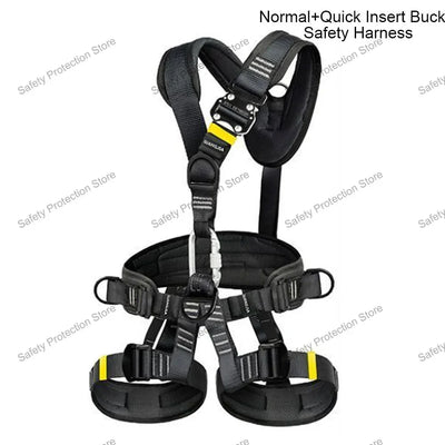 High Altitude Work Safety Harness Full Body 5-Point Safety Belt Outdoor Climbing Mountaineering Construction Rescue Equipment