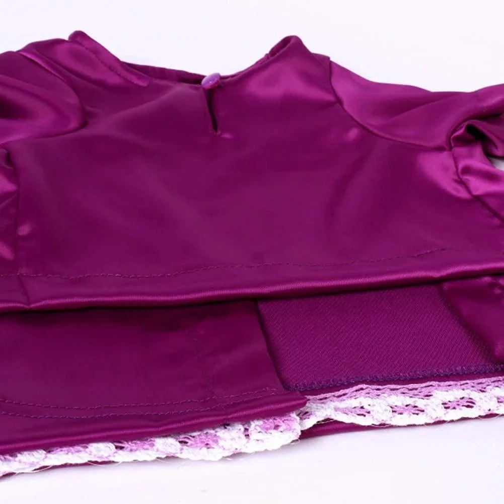 Fashionable Pet Clothes Summer Shirt Cat Wear Silk Dazzle Breathable Thin Non-Stick Fur Traditional Chinese Garments Cat Dresses