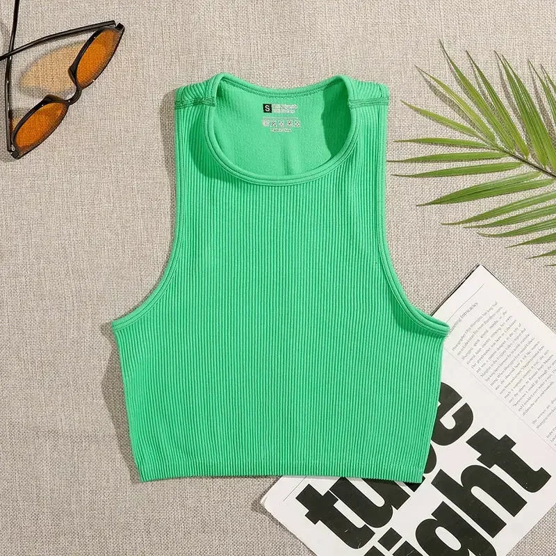 Women Solid Tank Tops Female