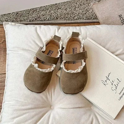 Shallow Soft Sole Non Slip Children Flats Shoes | Spring Autumn | Kids Princess Lightweight Toddler casual Shoes