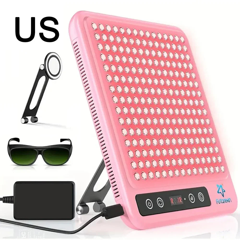 Astarexin Red Light Therapy Panel Device LED Facial Anti-inflammatory Skin Care Light 660nm850nm Lamp for Anti-Aging Pain Relief