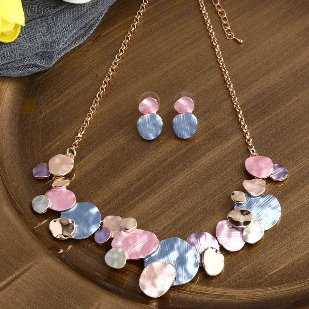 Luxury cring coco necklaces set high quality women’s neck chain choker new in jewelry pendant necklace birthday gift