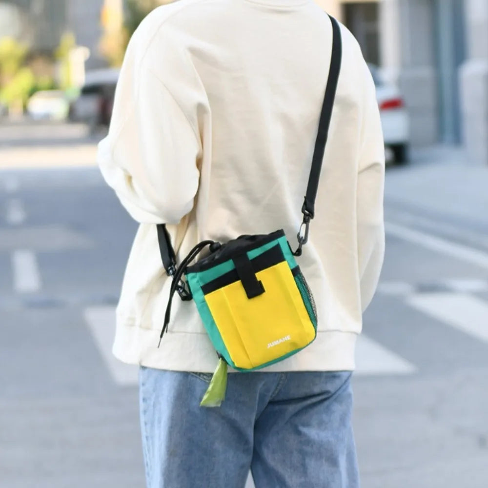 Large Capacity Pet Training Shoulder Bag with Strap Portable Dog Snack Pocket Treat Pouch Fashion Pet Poop Pouch Traveling